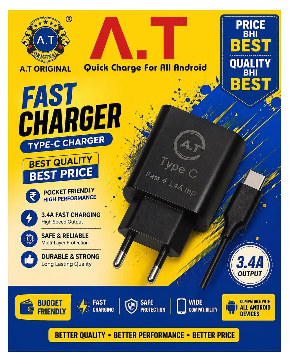 AT 2.5A — AT ORIGINAL FAST CHARGER