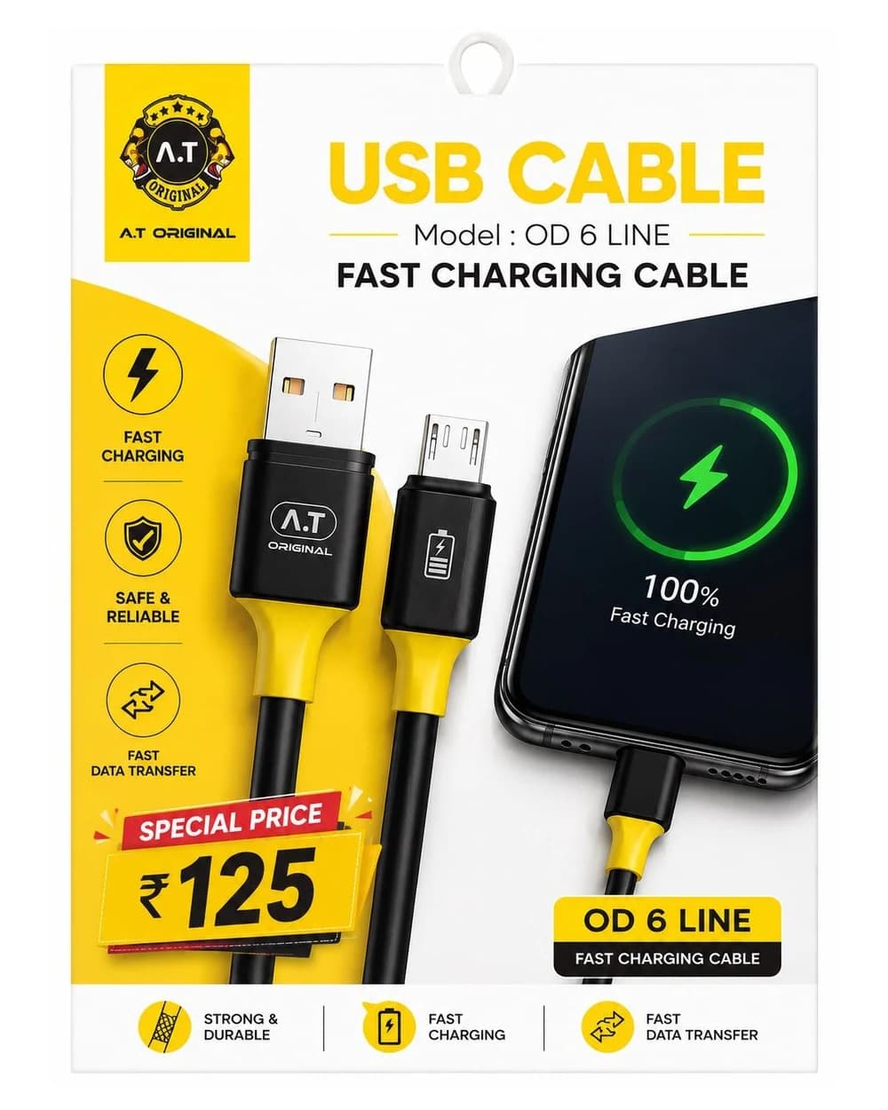OD 6 Line — FAST CHARGING USB CABLE